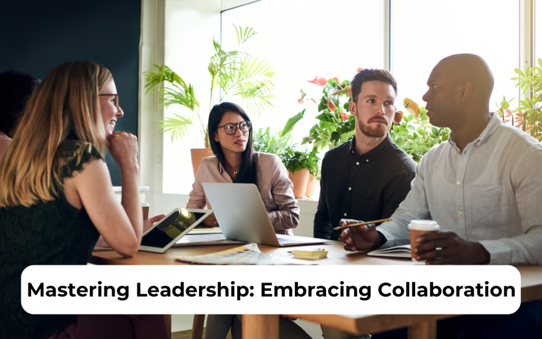 Leaders collaborating in a meeting